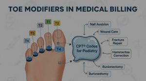 toe modifiers in medical billing