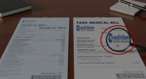 how to spot a fake medical bill