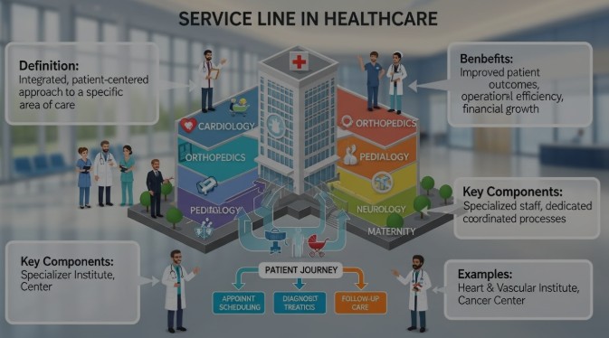 what is service line in healthcare