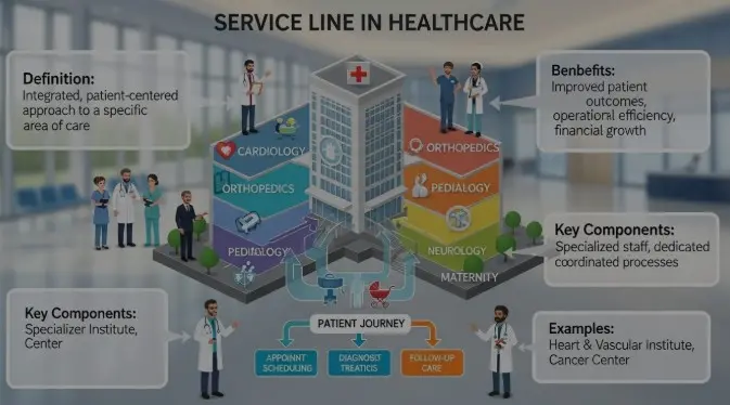 what is service line in healthcare